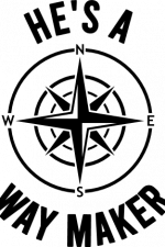 he's a way maker, compass, christian free svg file