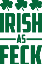 irish as feck, saint patricks day free svg file