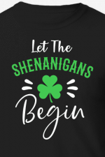 let the shenanigans begin, st patricks day free svg file