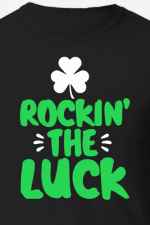 rocking the luck, saint patricks day free svg file