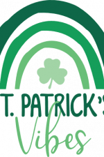 st patricks vibes, rainbow, saint patricks day free svg file