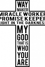 waymaker, miracle worker, cross, religious free svg file