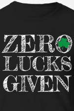 zero lucks given, grunge st patricks day free svg file