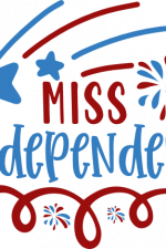 miss independent, 4th of july free svg file
