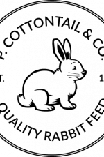 p. cottontail and co, quality rabbit feed - free svg file for members