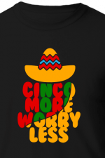 cinco more worry less, cinco de mayo free svg file