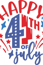 happy 4th of july, independence day free svg file