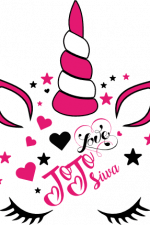 jojo siwa unicorn face free svg file, clipart images