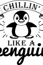 chillin like a penguin - free svg file for members