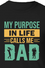 my purpose in life calls me dad, dad shirt free svg file