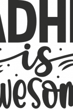 ADHD is awesome free svg file