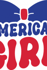 american girl, 4th of july free svg file
