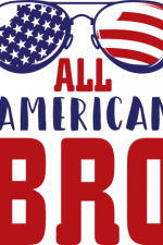 all american bro, 4th of july free svg file