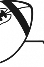 american football ball and heartwave - free svg file for members