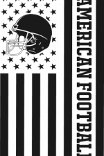 american football flag and helmet - free svg file for members