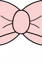 hair bow, girls ribbon clipart - free svg file for members