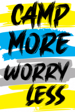 camp more worry less, camping shirt free svg file