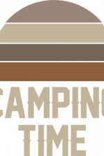 camping time, retro shirt design free svg file