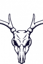 deer skull, clipart image - free svg file for members