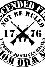 patriotic 1776 - free svg file for members descended from men who would not be ruled