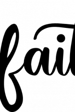 faith sign and arrow - free svg file for members