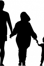 family silhouette - free svg file for members