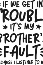funny siblings brothers saying - free svg file for members