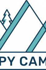 happy camper, mountains outline, camping free svg file