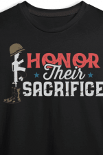 honor their sacrifice, veterans day free svg file image