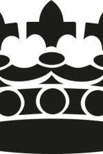 king crown silhouette free svg file clipart image