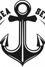 let the sea set you free, anchor, sailor free svg file image