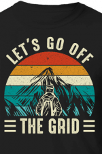 lets go off the grid, adventure, retro shirt free svg files