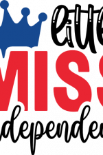 little miss independent, 4th of july free svg file