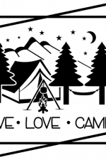live love camp, camping free svg files