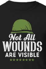 not all wounds are visible, soldier, veteran free svg file