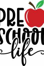 pre school life - free svg file for members