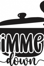 simmer down, funny kitchen apron - free svg file for members