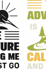 hiking free svg file, the adventure is calling me and i must go
