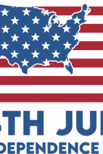 4th july map flag, independence day free svg file