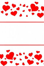 valentines day heart frame free svg file clipart image