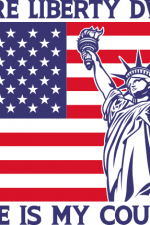 where liberty dwells there is my country free svg file
