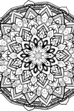 mandala, decorative - free svg file for members