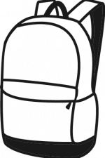 school backpack clipart image free svg file