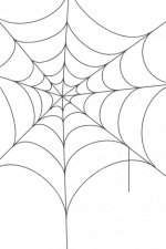 spider web clipart image - free svg file for members