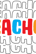 teacher sign, back to school - free svg file for members
