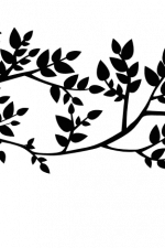 tree branch silhouette, clipart image - free svg file for members