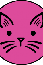 cat badge, cat lover free svg file image
