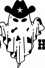 boo haw ghost, halloween - free svg file for members