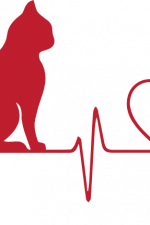 cat and heart wave, cat lover - free svg file for members