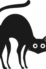 cat clipart, halloween free svg file image